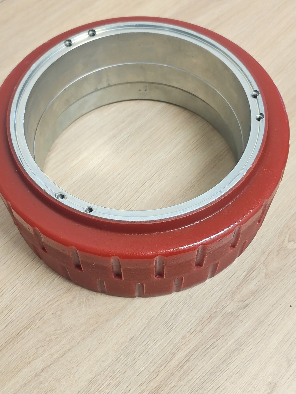 Roue Pyu 250x90 rouge pour Tennant TN 9011048 8004107 pièce d'origine occasion