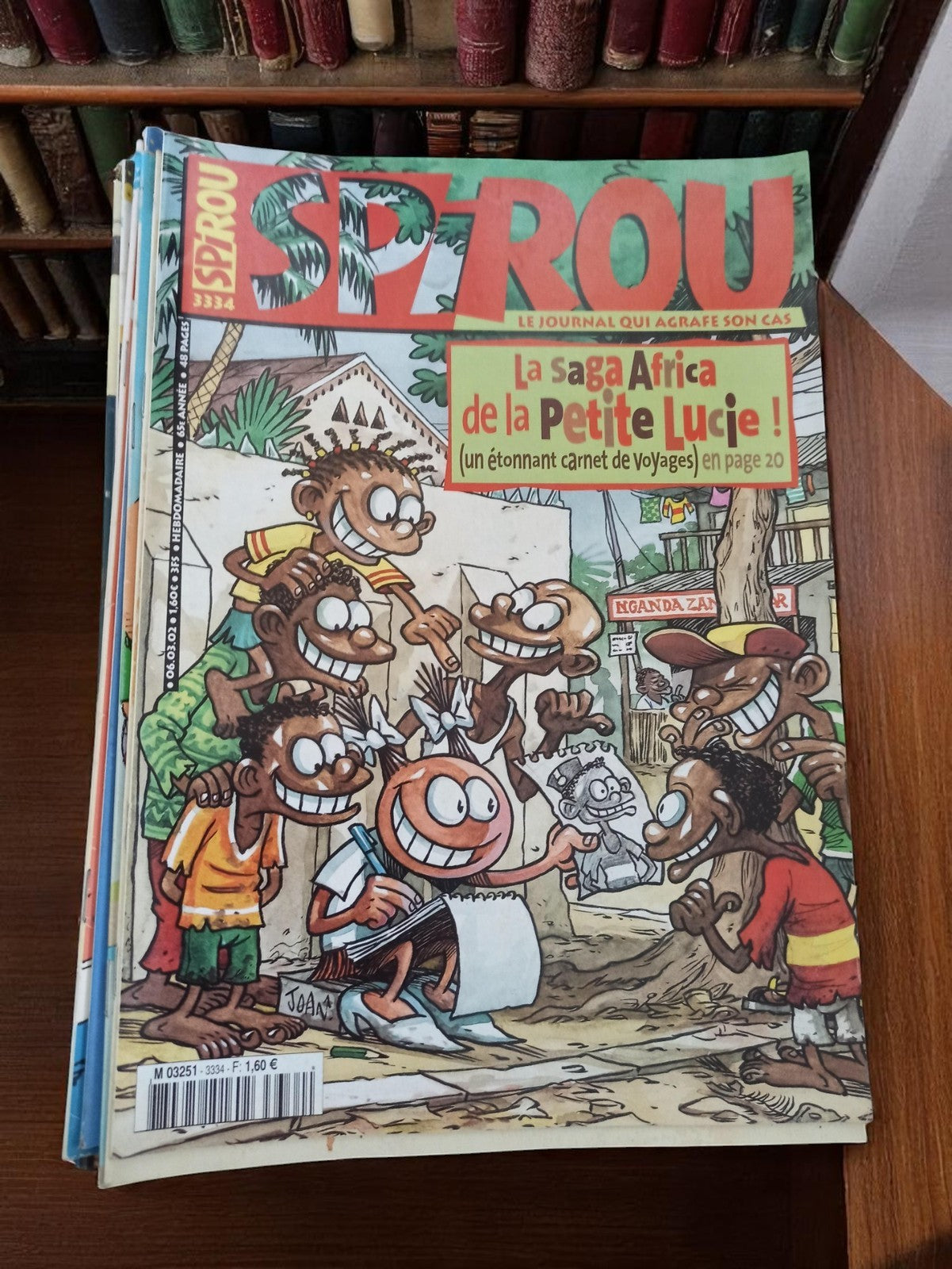 Magazine Spirou n°3334 Années 70 Vintage BD rétro France