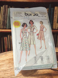 Patron couture vintage Burda 22390 robe femme années 70 rétro 46 48 50
