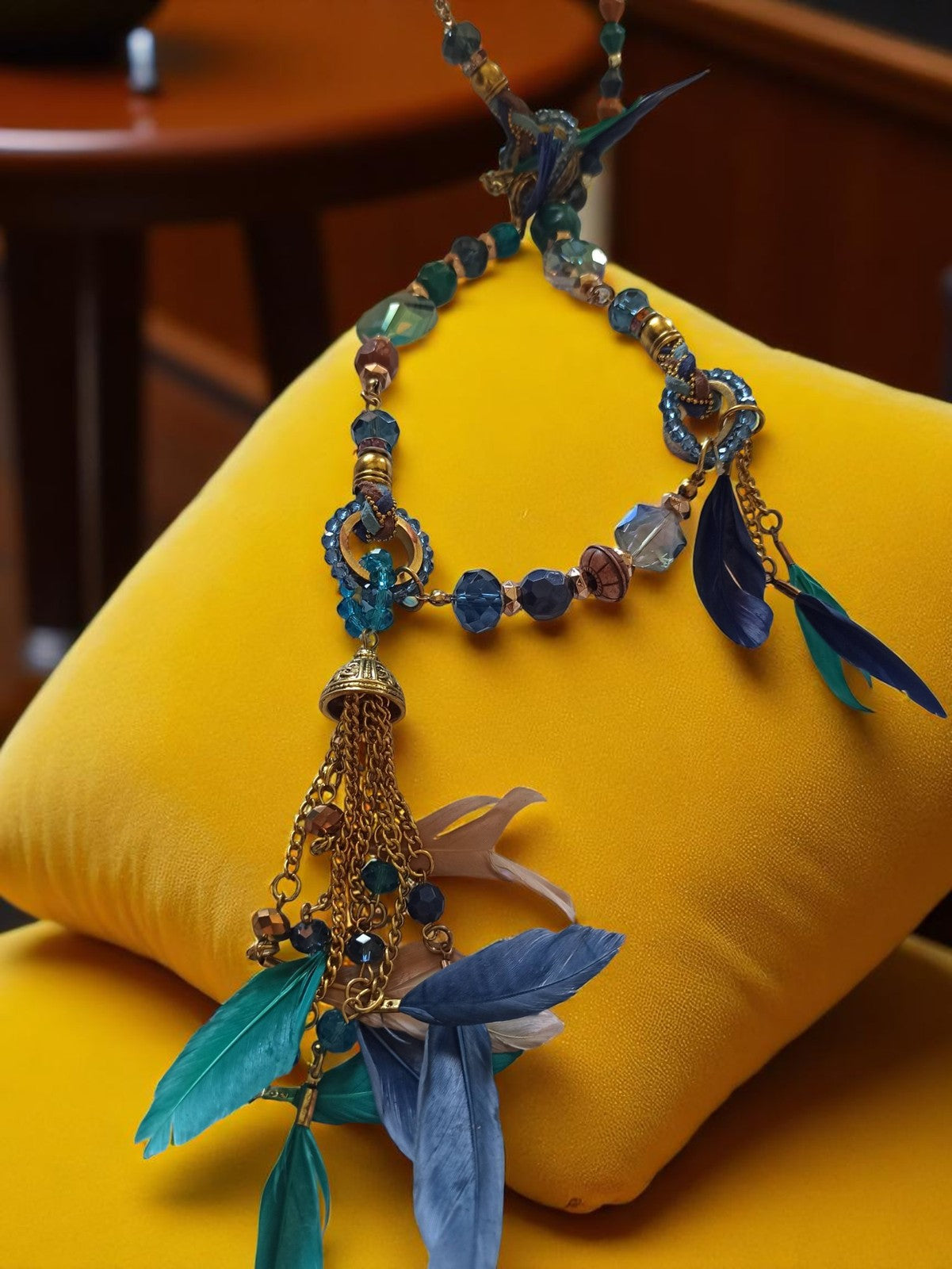 Collier Fantaisie Vintage Gros Maillons - Accessoire Rétro Original