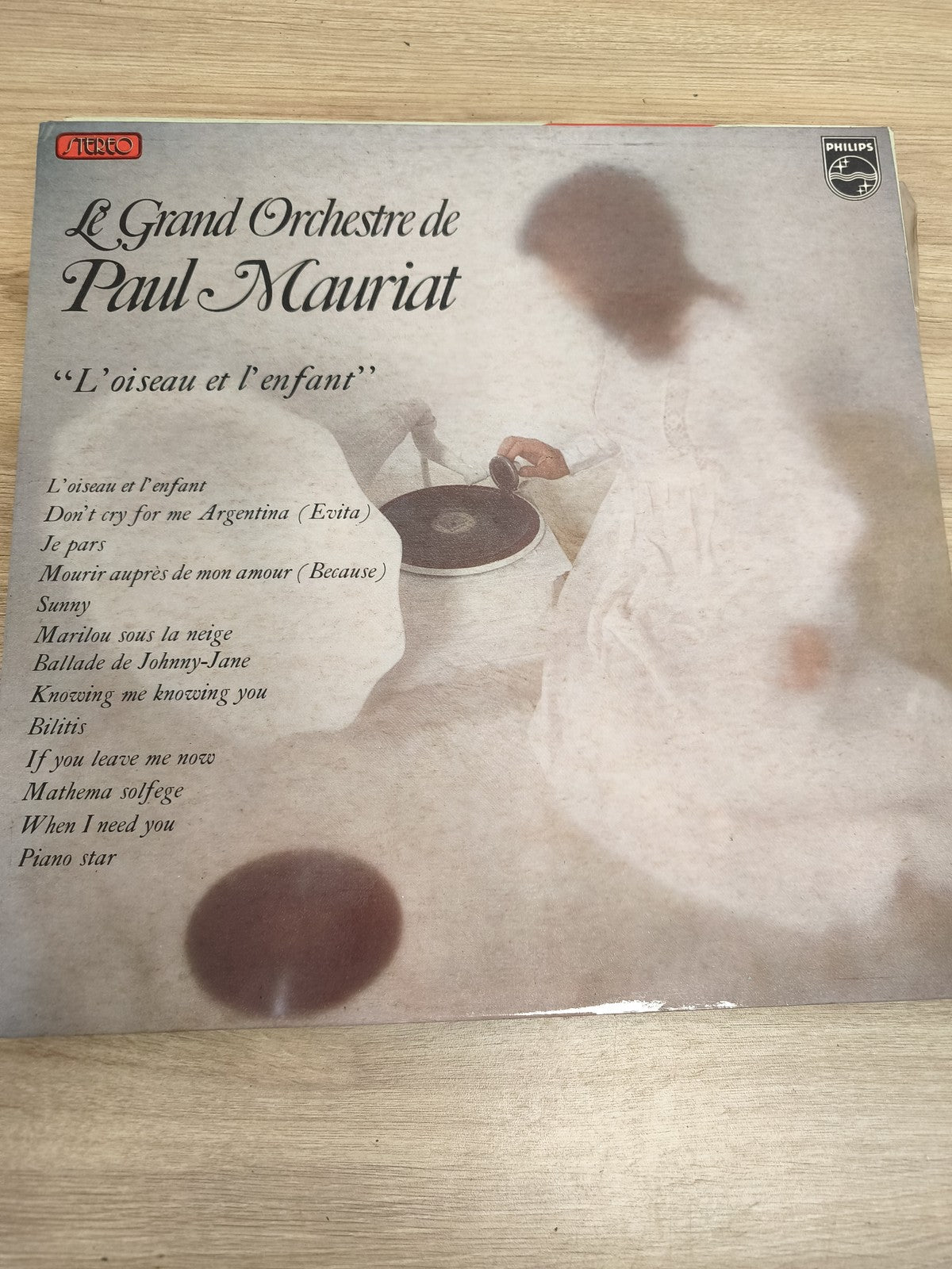 Vinyle 33T Le Grand Orchestre de Paul Mauriat L'oiseau et l'enfant Philips