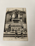 Carte postale ancienne Metz Maréchal Fabert soldats CPA noir et blanc vintage
