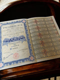 Action au porteur ancienne PETROLEA années 1920 vintage collection papier
