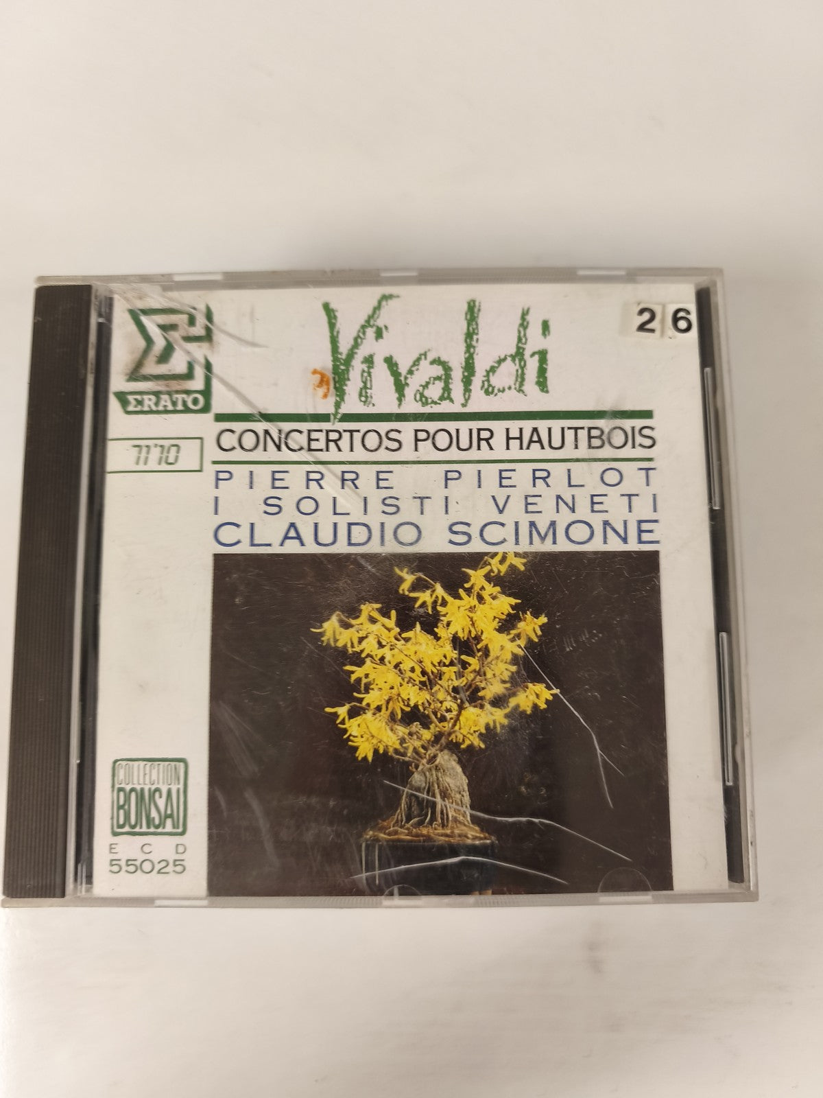 Vivaldi Concertos pour hautbois CD Pierre Pierlot Claudio Scimone Erato Bonsai