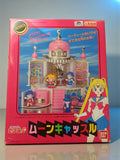 Playset château Sailor Moon Moon Castle Bandai 1992 Japan boîte décor rose