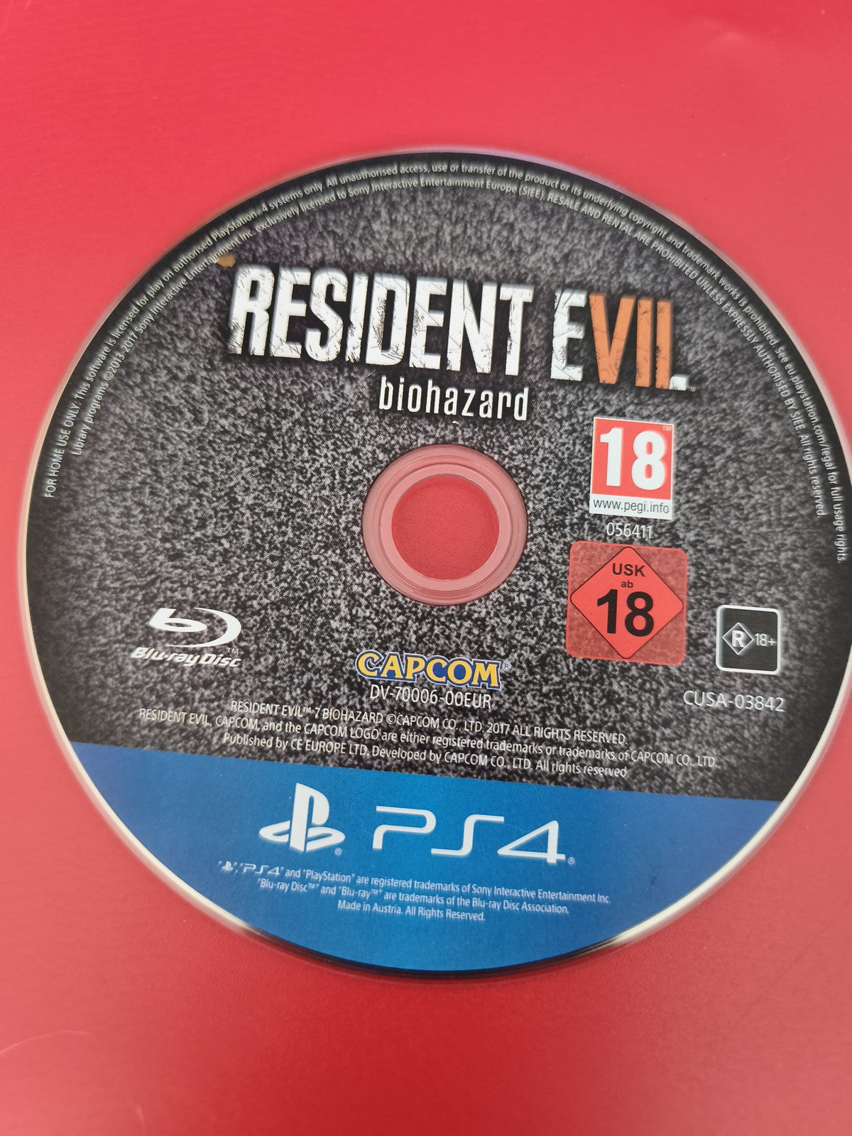 Jeu PS4 Resident Evil disque seul pour PlayStation 4, version française d'occasi