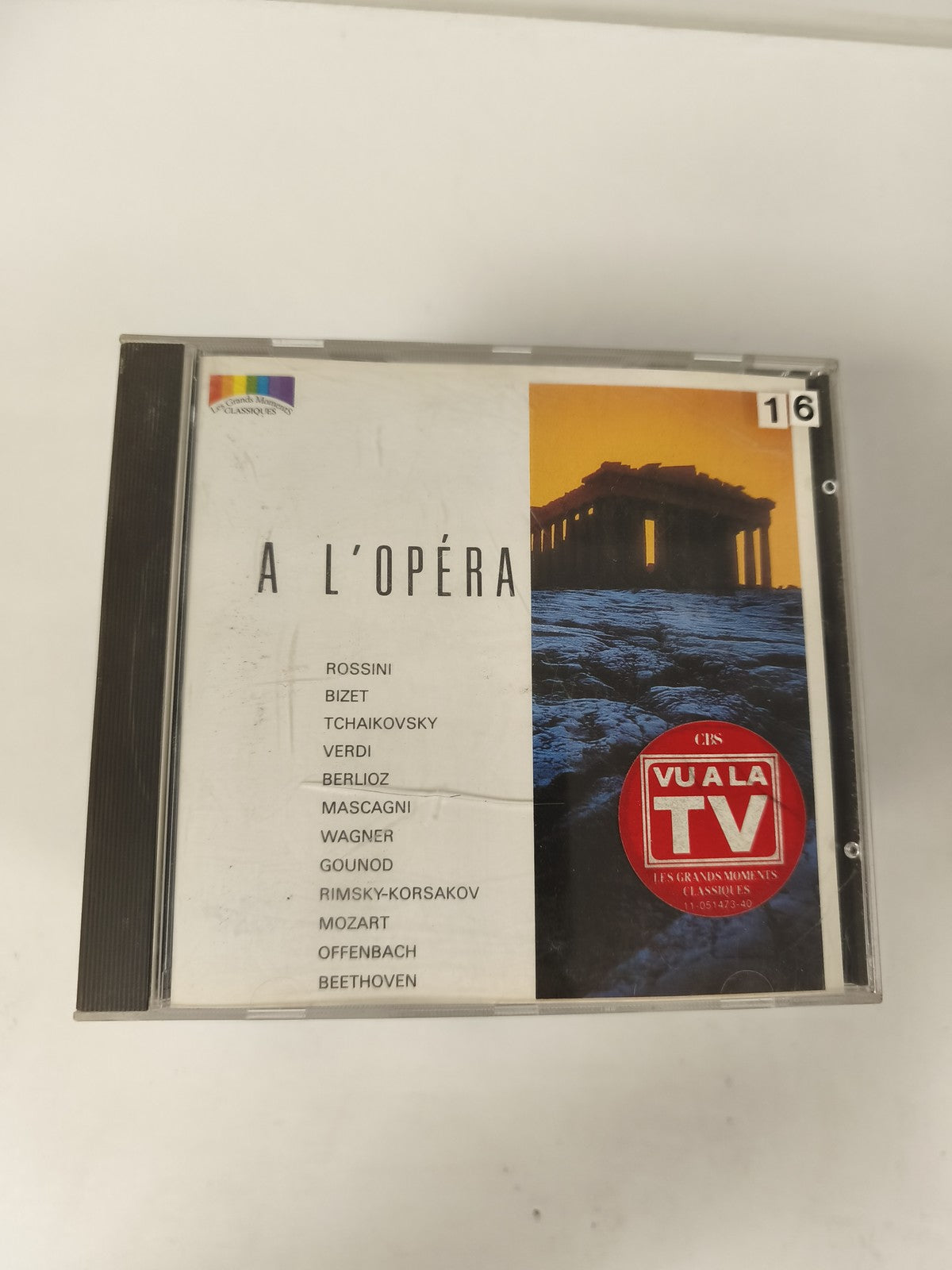 CD A l'Opéra Grands Compositeurs Classiques Rossini Bizet Mozart Offenbach