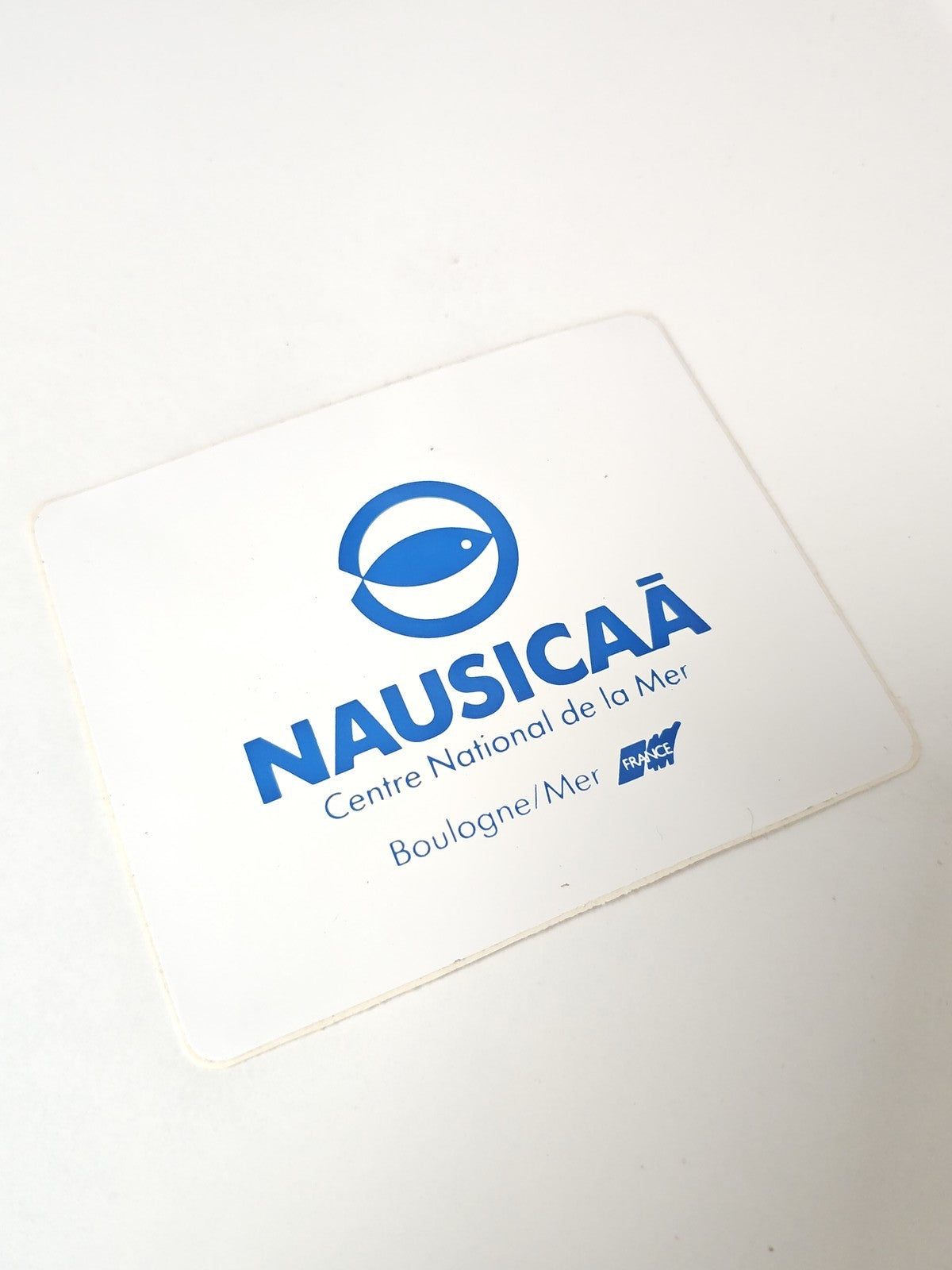 Vintage autocollant publicitaire ancien Nausicaa grand format rétro collection