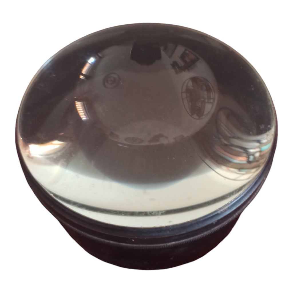 Loupe ancienne optique de bureau grossissante puissante, finition noire
