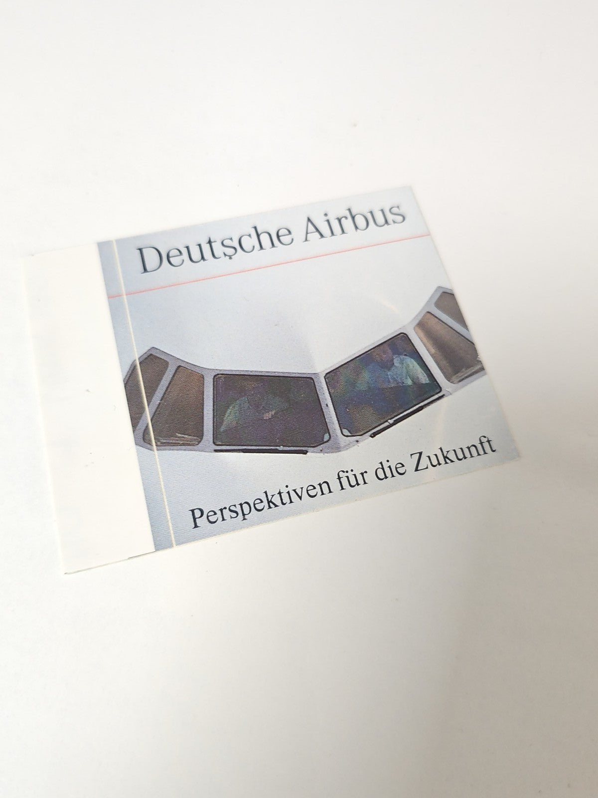 Vintage ancien autocollant publicitaire Airbus grand format rétro aviation rare