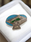 Pin's Olympique de Marseille OM ancien stade Vélodrome vintage football rare