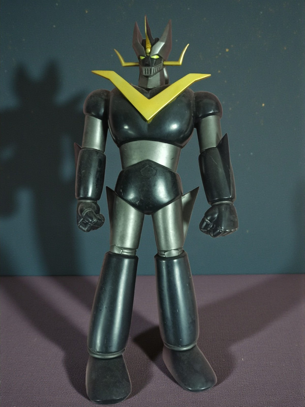 Figurine Mazinger Z Marmit 1998 noire vinyle robot Japon vintage