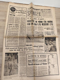 Ancien journal football OM Olympique de Marseille rétro années 1960 Jeux Olympiq