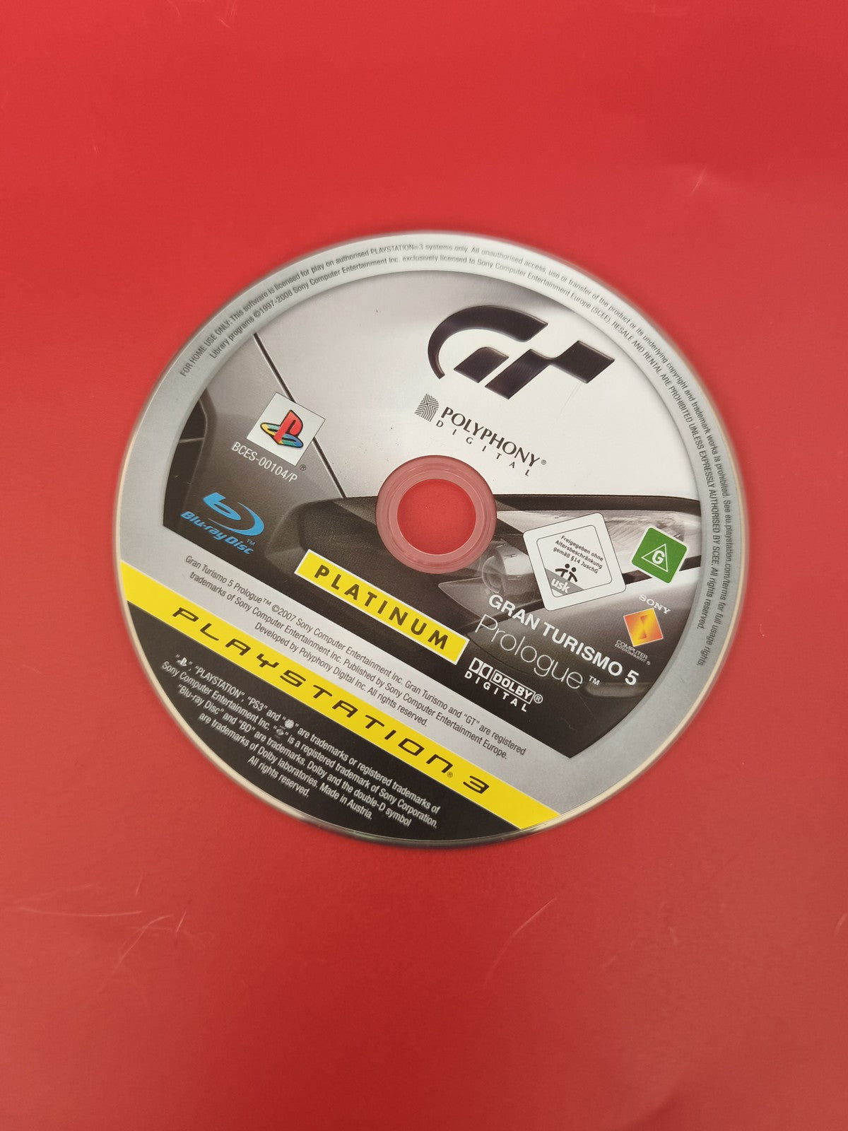 CD jeu PS3 Gran Turismo pour PlayStation 3, disque seul, version française