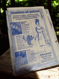 Patron de couture vintage Prima robe courte années 80, modèle rétro ancien