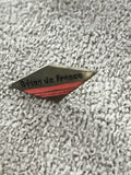 Pin's Béton de France vintage losange, badge publicitaire années 80, Ref 9