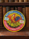 Étiquette fromagère vintage Petit Livarot Laiterie Vimoutiers Orne Coq France