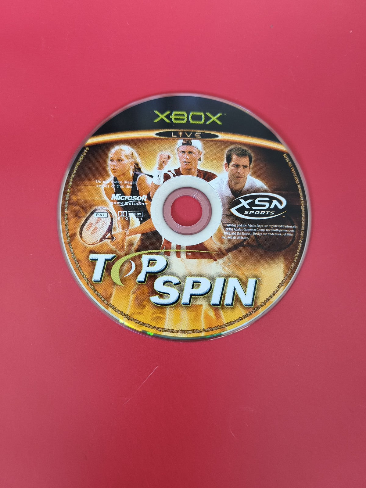 Jeu Xbox Top Spin - CD seul d'occasion, disque original pour console Microsoft