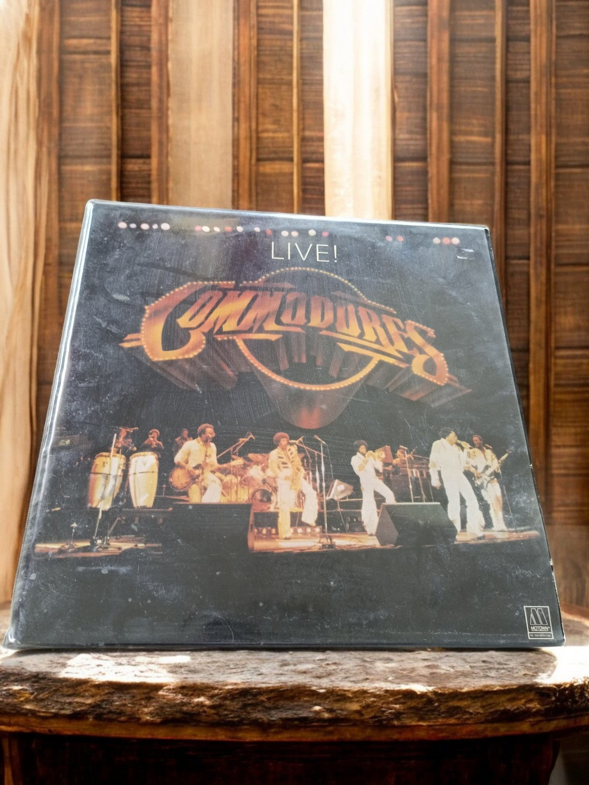 Vinyle 33 tours Commodores Live années 70 Motown funk soul vintage concert