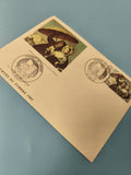 Enveloppe FDC Journée du Timbre 1981 avec timbre et illustration Femmes à l?ombr