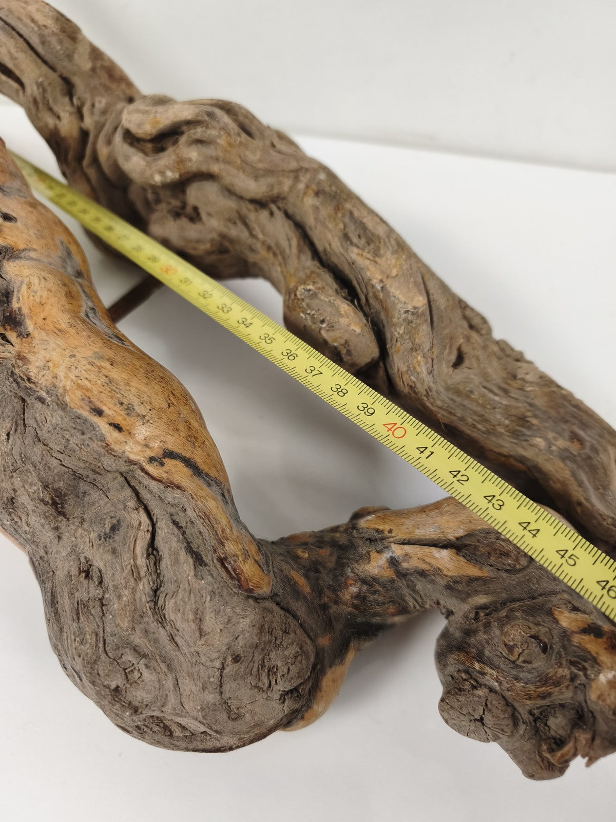 Lot de 2 grands tire-bouchons anciens en cep de vigne, vrilles acier