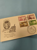 Ancienne enveloppe FDC Vietnam Alexandre de Rhodes timbres oblitérés collection