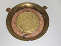 Ancien cendrier vintage en bronze ou laiton signé Ancienne petit format collecti