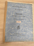 Ancien livre partitions Mozart trios piano violon violoncelle Durand vintage