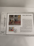Feuillet CEF Pierre Bonnard Coin de salle à manger 1984 philatélie timbre FDC