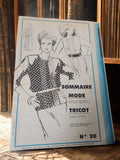 Patron couture vintage robe femme 1984 N°20, rétro années 80, supplément mode