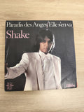 Vinyle 45 tours Shake Paradis des Anges / Elle s?en va pochette signée