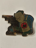 Pin's ancien rétro soudure, badge collection vintage métier artisanat rare