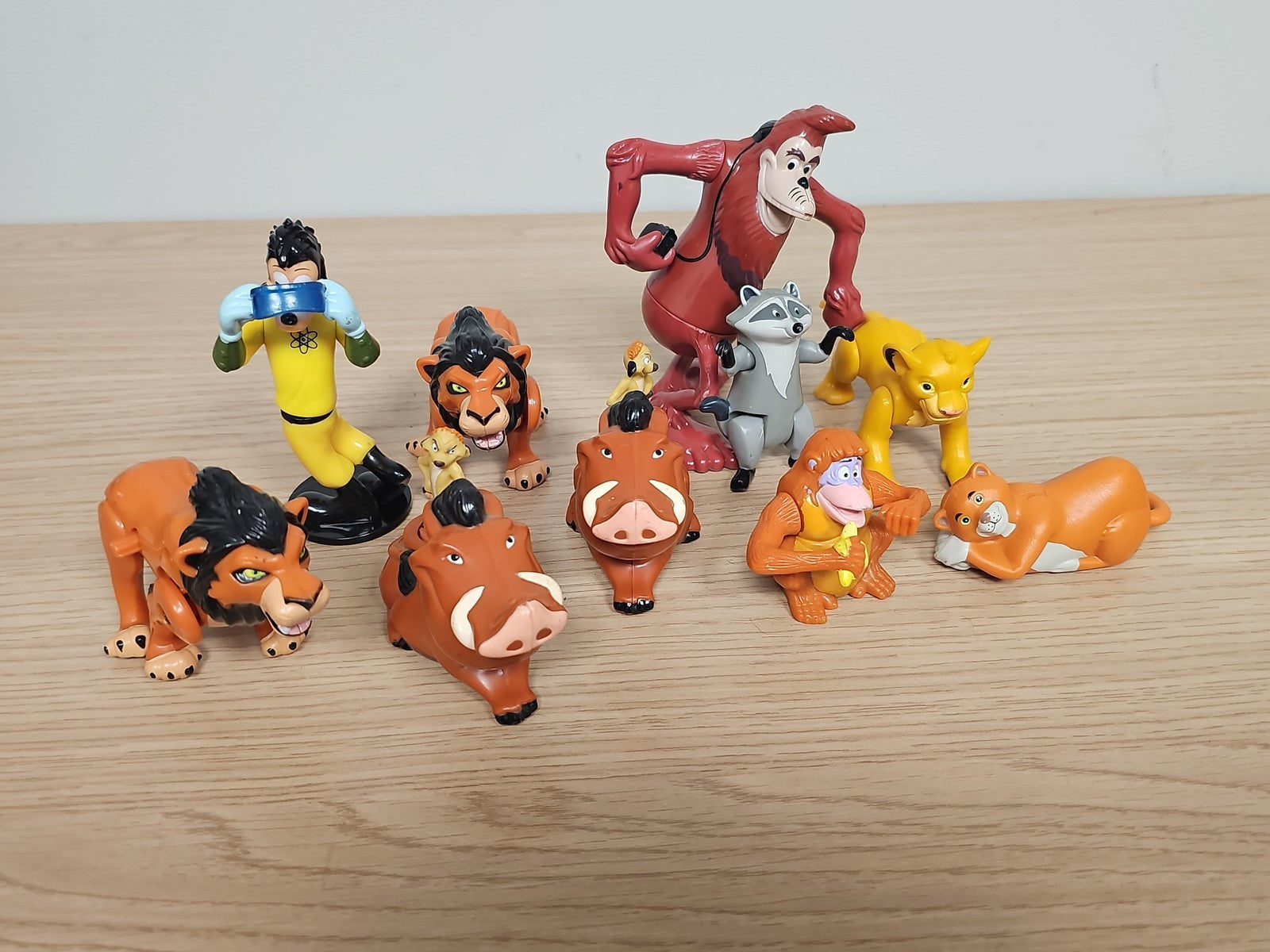 Lot figurines vintage Disney Roi Lion Jungle Book rétro jouets personnages