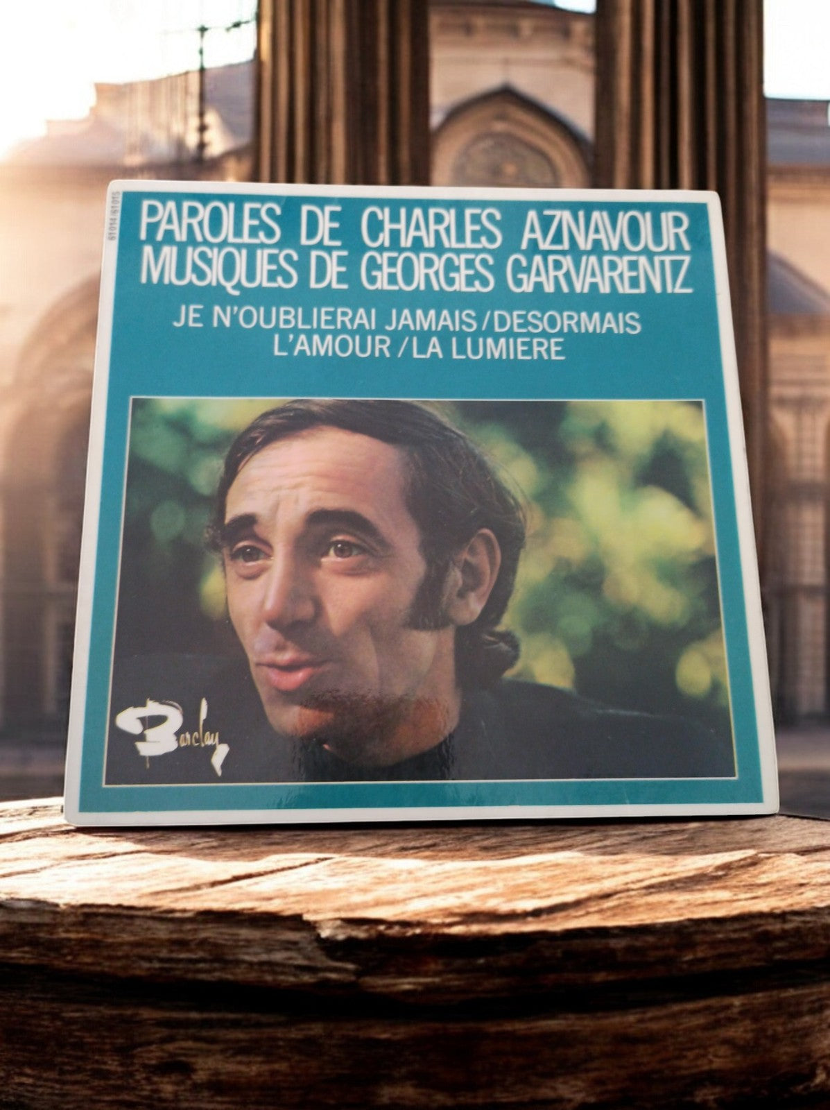 Vinyle 45 tours Charles Aznavour Barclay Musique Française années 70