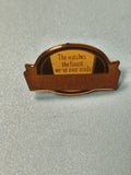 Vintage pin's Cleveland montre publicitaire ancien, collection badge rétro