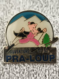 Pin's vintage PRA-LOUP ouverture 91/92 skieur émaillé montagne station ski