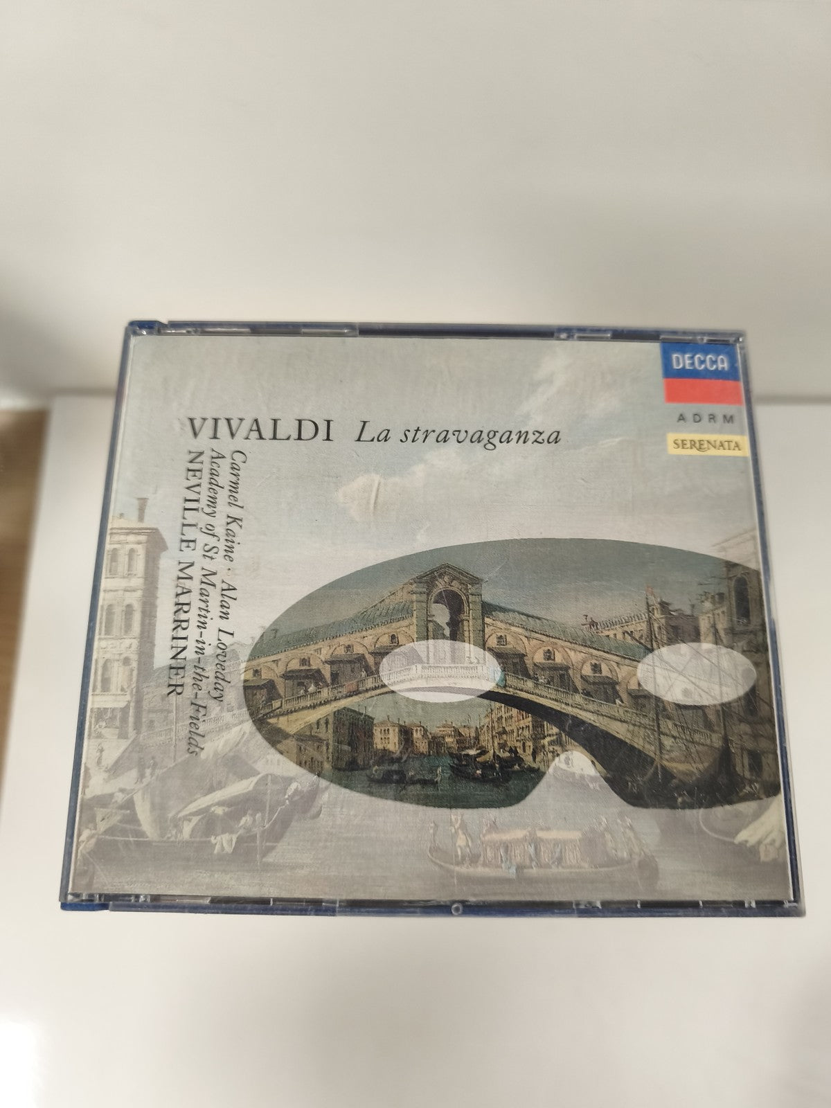 CD Vivaldi La Stravaganza Decca Marriner pochette Venise masque