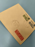 Ancienne enveloppe timbrée oblitérée Par Avion Indochine pour philatéliste