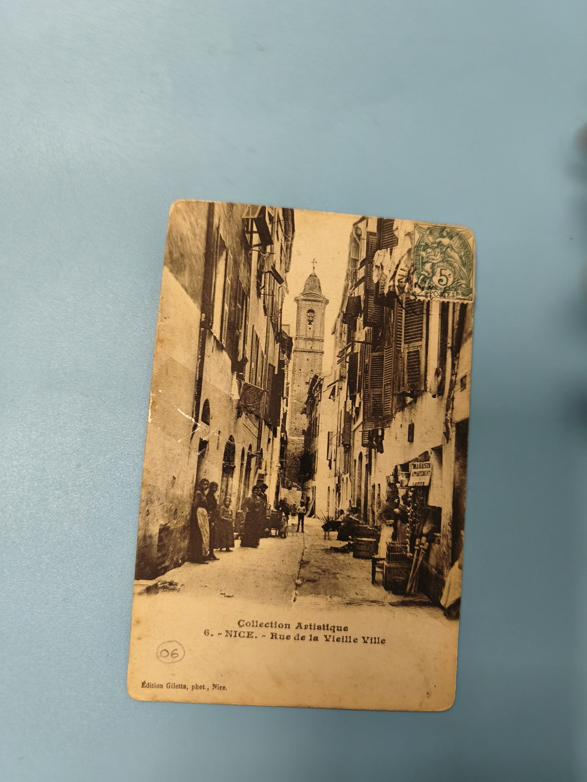 Ancienne carte postale animée Nice Vieille Ville Collection Artistique (Ref 1)