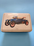 Grande boîte publicitaire métal vintage Fiat 1913, ancienne déco collection rétr