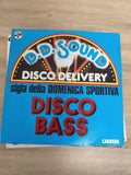 Vinyle 45 tours D.D. Sound Disco Delivery Disco Bass pochette bleue Carrere