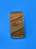 Pin's vintage Miller canette bière, collector rétro USA, doré (Ref 8)