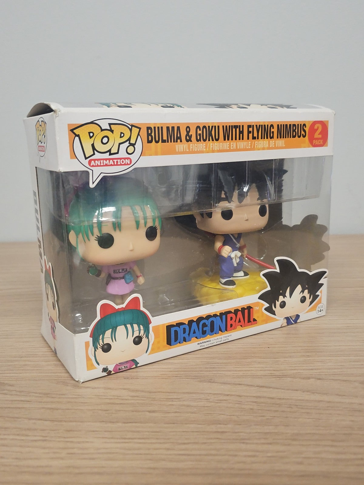Funko Pop Animation Bulma et Goku sur Nuage Magique Figurine Funko d'occasion