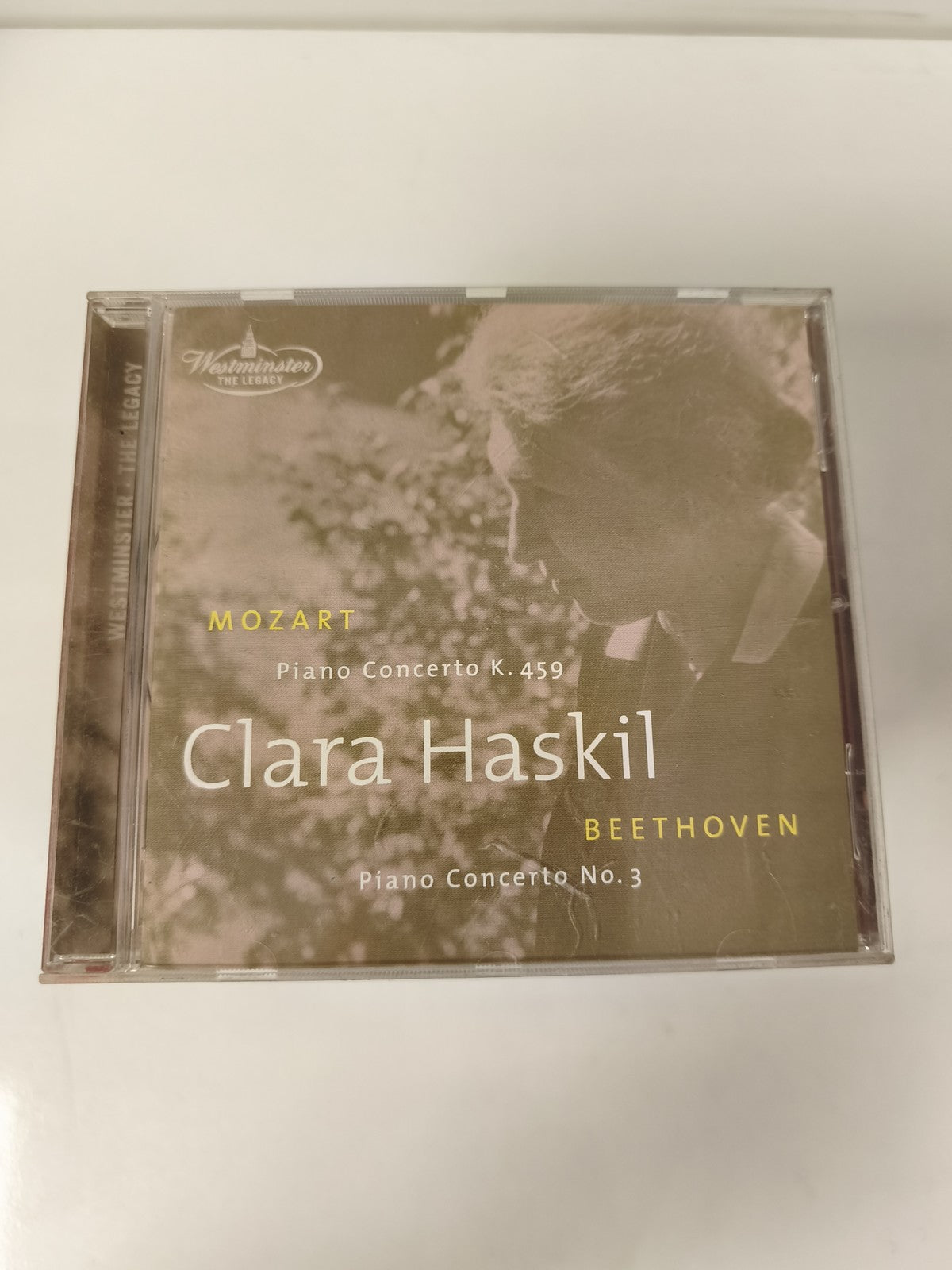CD Clara Haskil Mozart Beethoven Concertos Piano Westminster Legacy