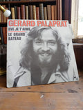 Vinyle 45 tours Gérard Palaprat AZ pochette photo vintage « Ève je t’aime »