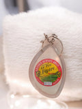 Porte-clés vintage Laiterie de Rives Abilly Le Fin Pépère rétro pub fromage