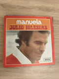 Vinyle 45 tours Julio Iglesias Manuela pochette rouge DECCA