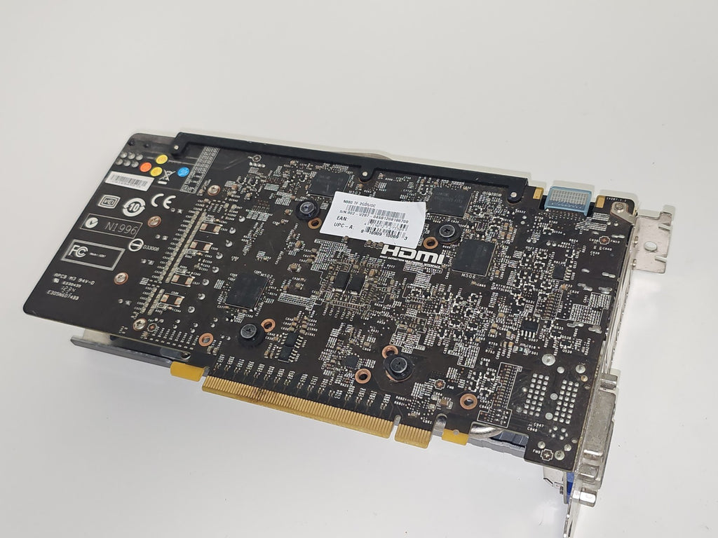 Carte graphique MSI Twin Fusion d'occasion non testée pour PC, vendue en l'état