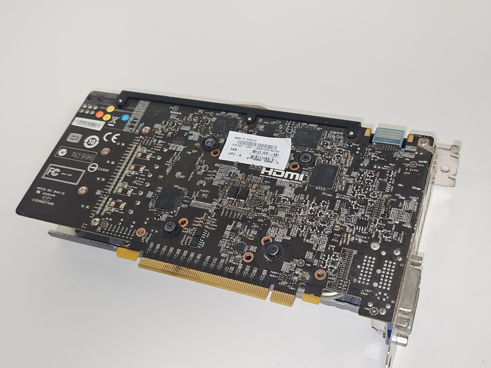 Carte graphique MSI Twin Fusion d'occasion non testée pour PC, vendue en l'état