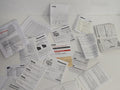 Lot notices et factures appareils photo Sony Nikon Panasonic, documents originau